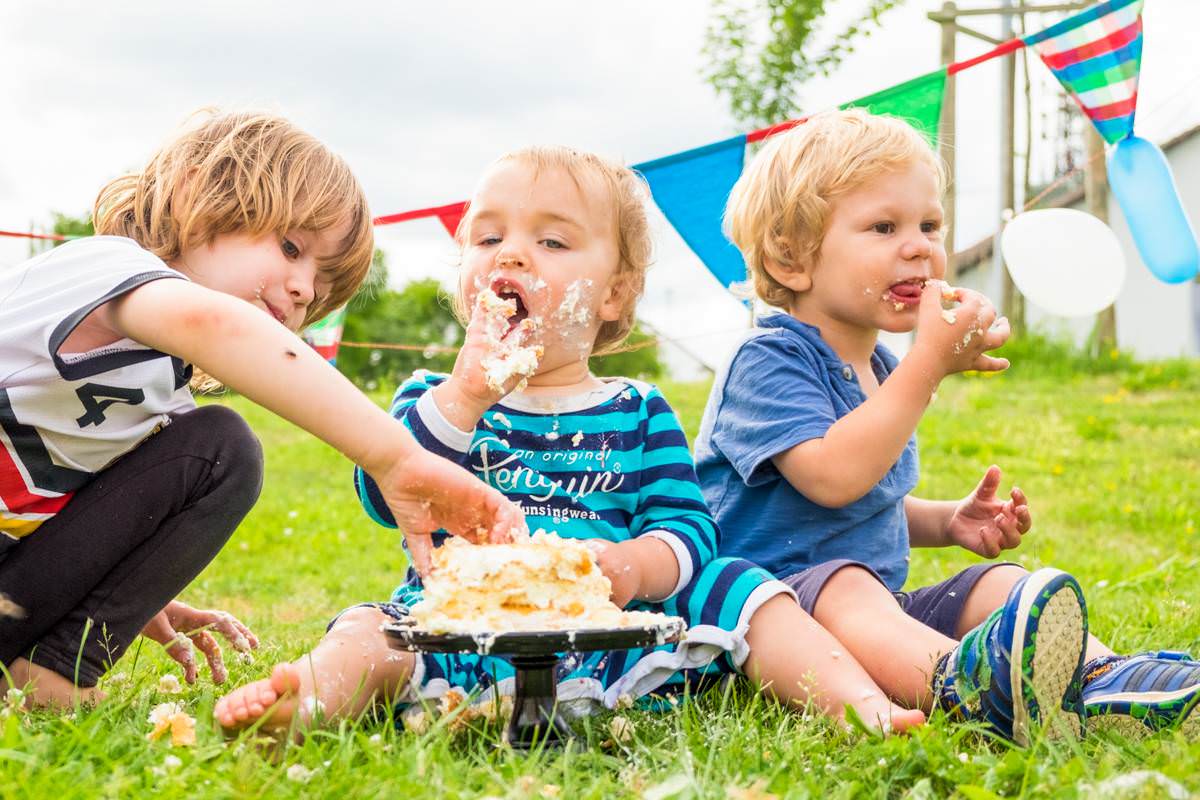 Kuchen und Kinder